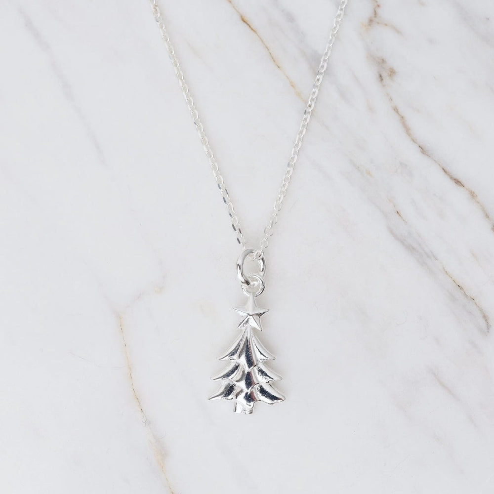 
                  
                    NKL Sterling Silver Christmas Tree Pendant Necklace
                  
                