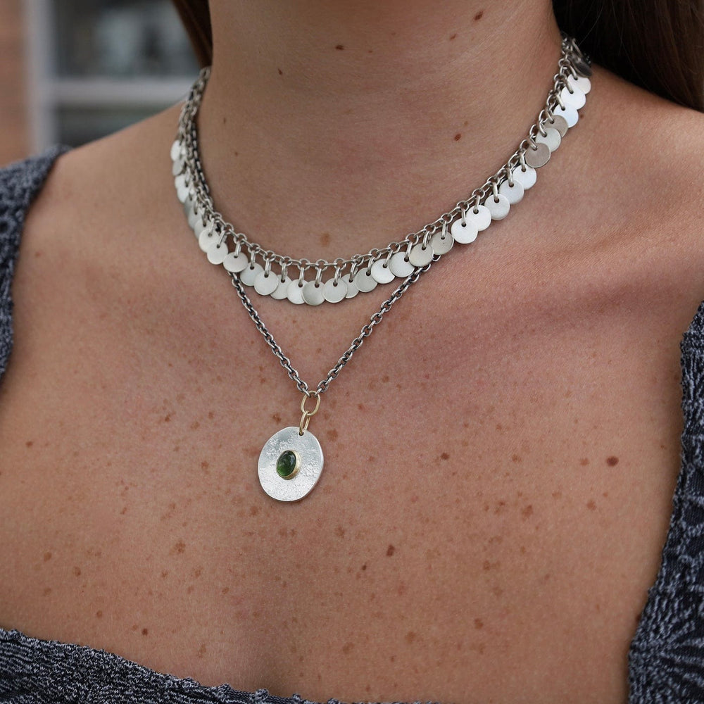 
                      
                        NKL Sterling Silver Coin Necklace
                      
                    