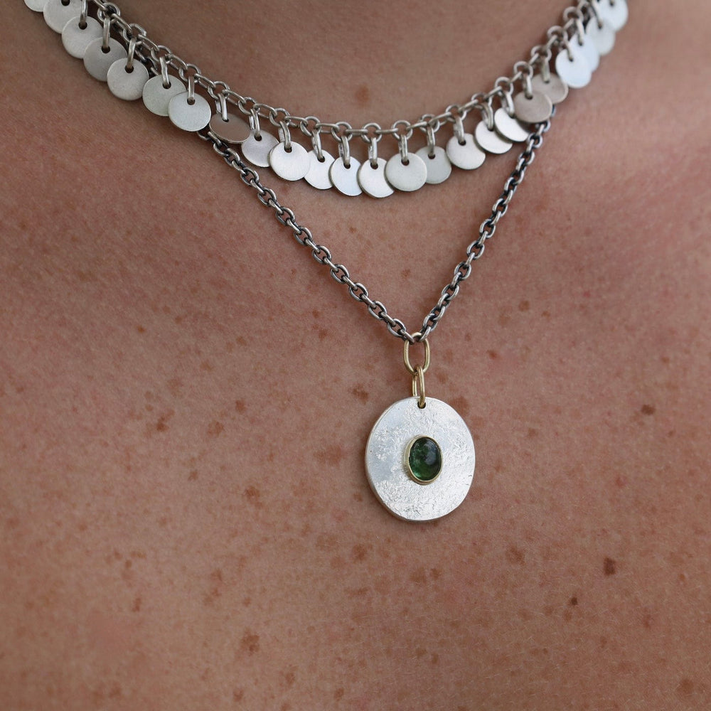 
                      
                        NKL Sterling Silver Coin Necklace
                      
                    