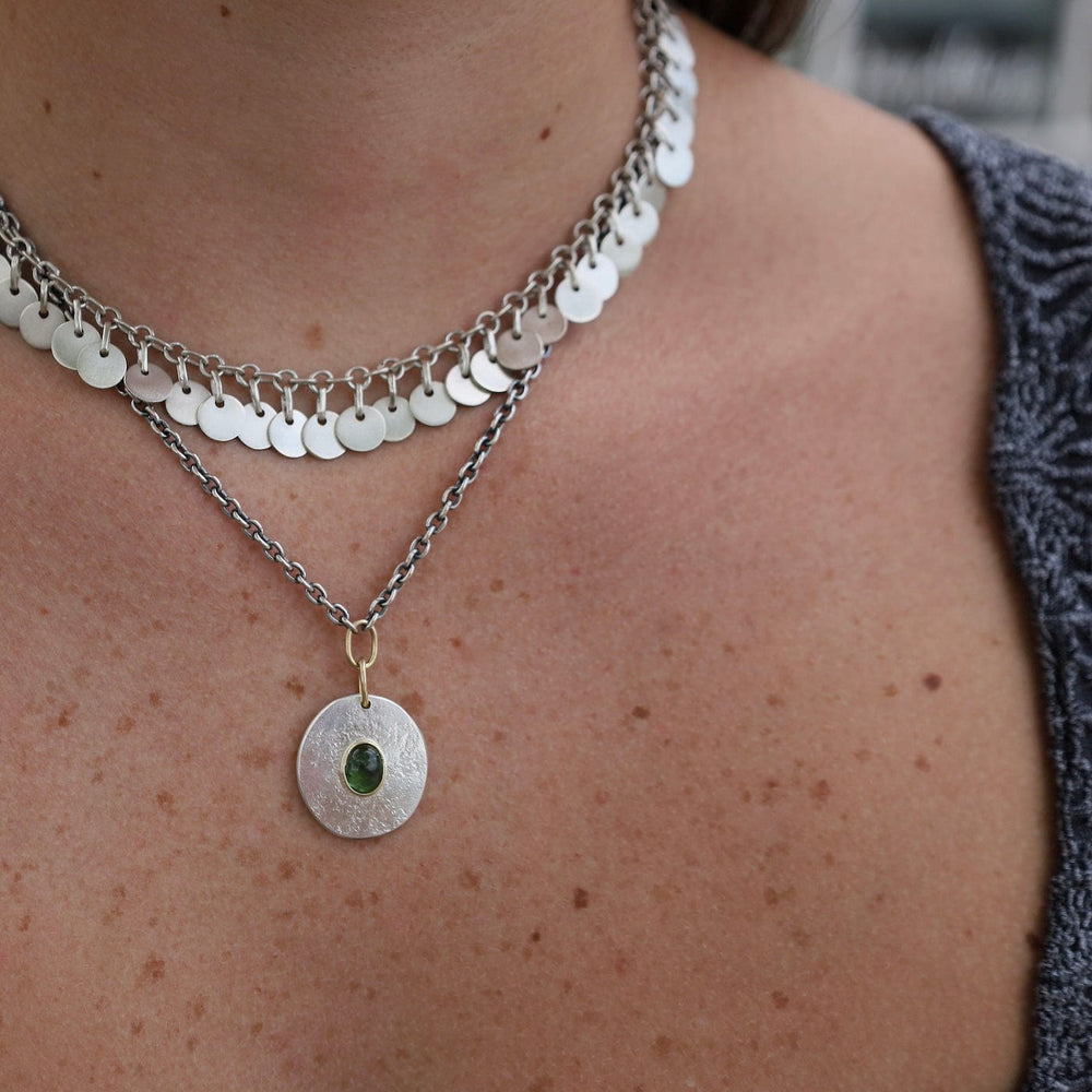 
                      
                        NKL Sterling Silver Coin Necklace
                      
                    