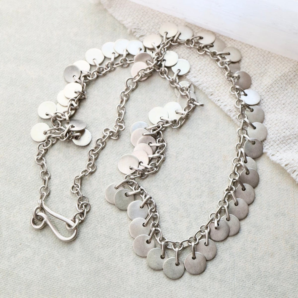 
                      
                        NKL Sterling Silver Coin Necklace
                      
                    