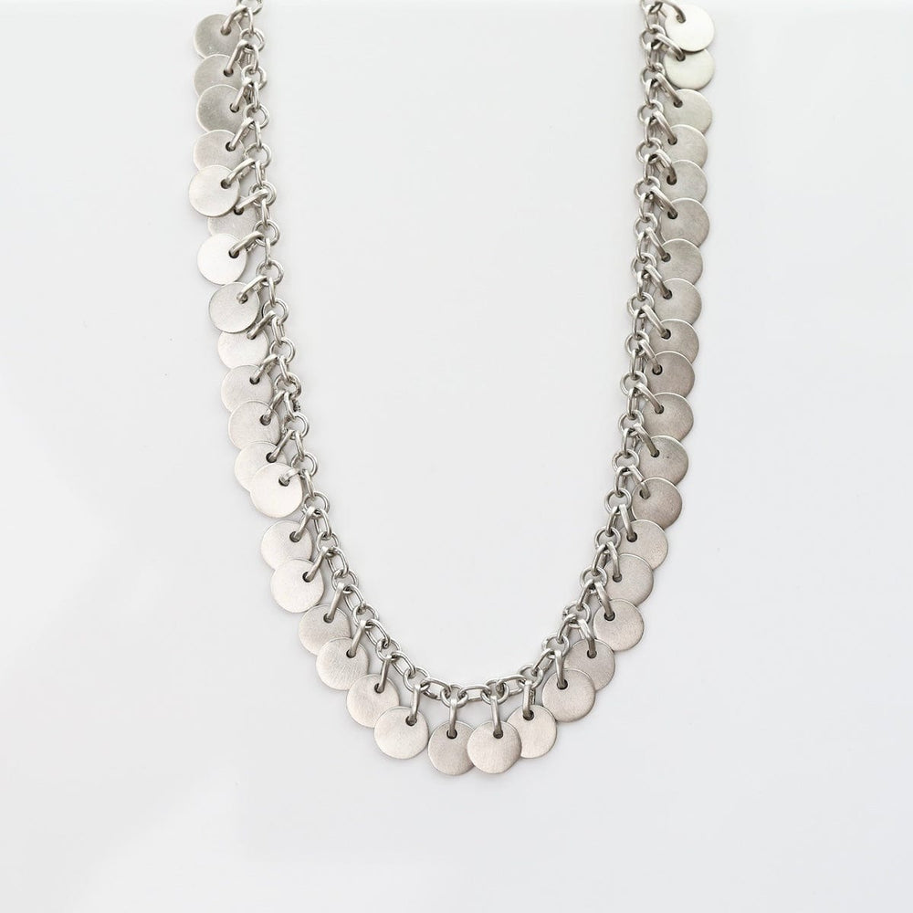 
                      
                        NKL Sterling Silver Coin Necklace
                      
                    