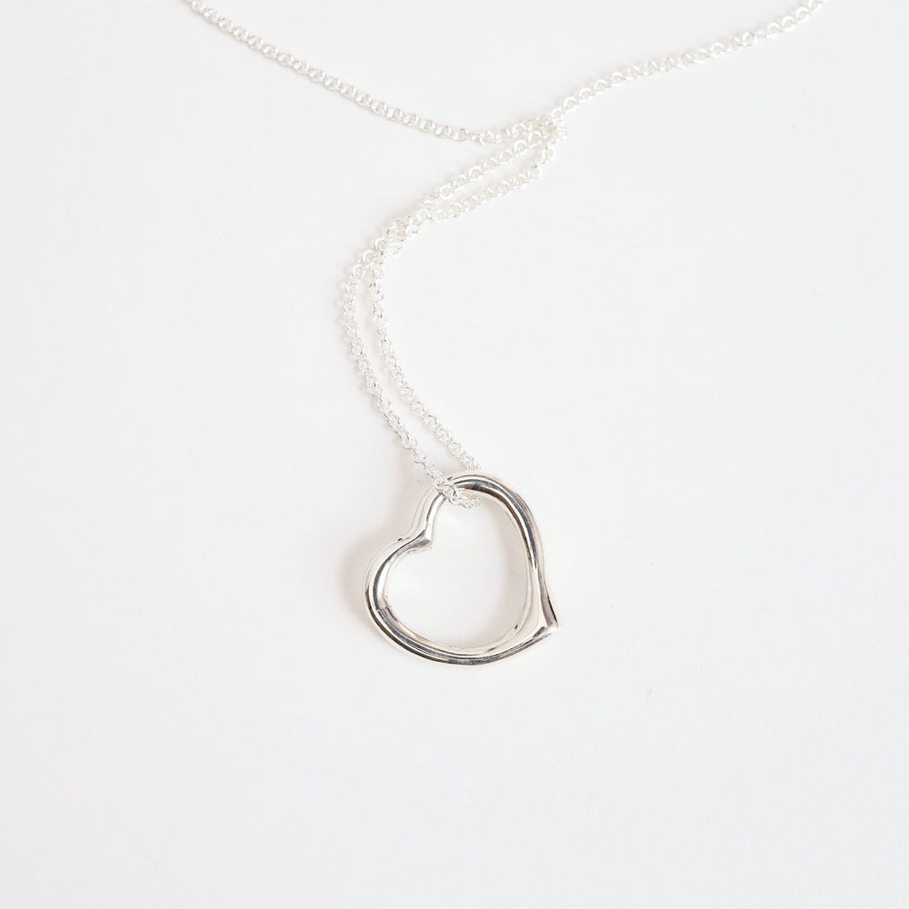 
                  
                    NKL Sterling Silver Heart Necklace
                  
                