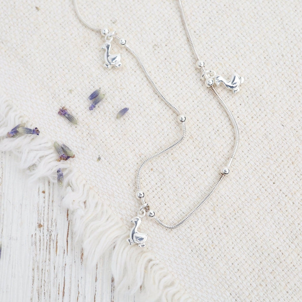 NKL Sterling Silver Little Duck Necklace