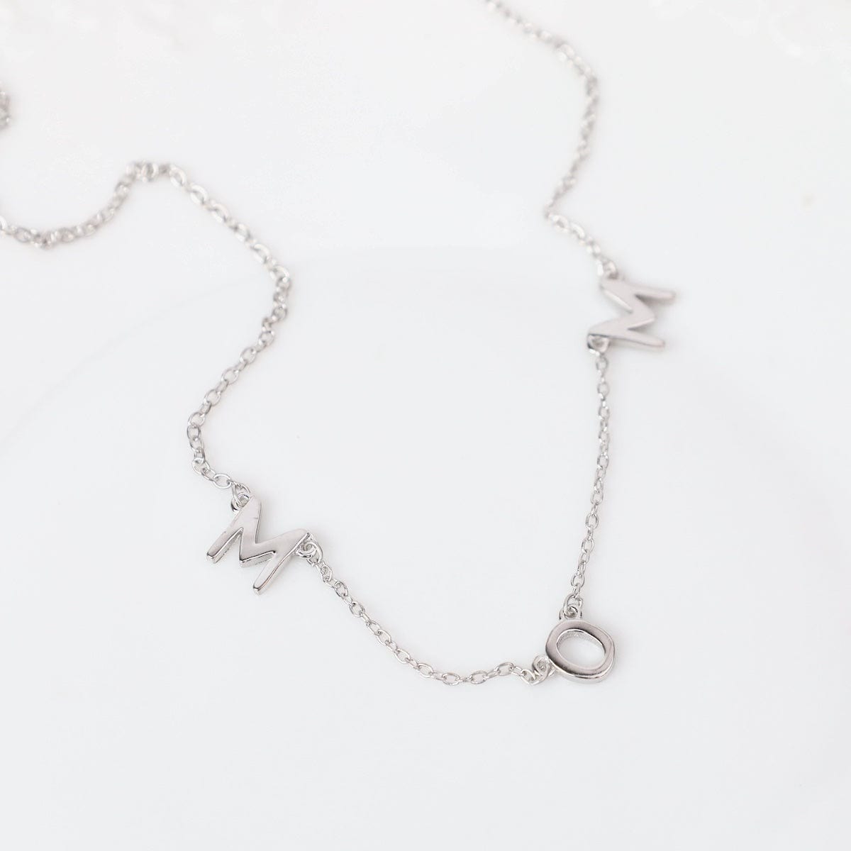 NKL Sterling Silver "MOM" Necklace