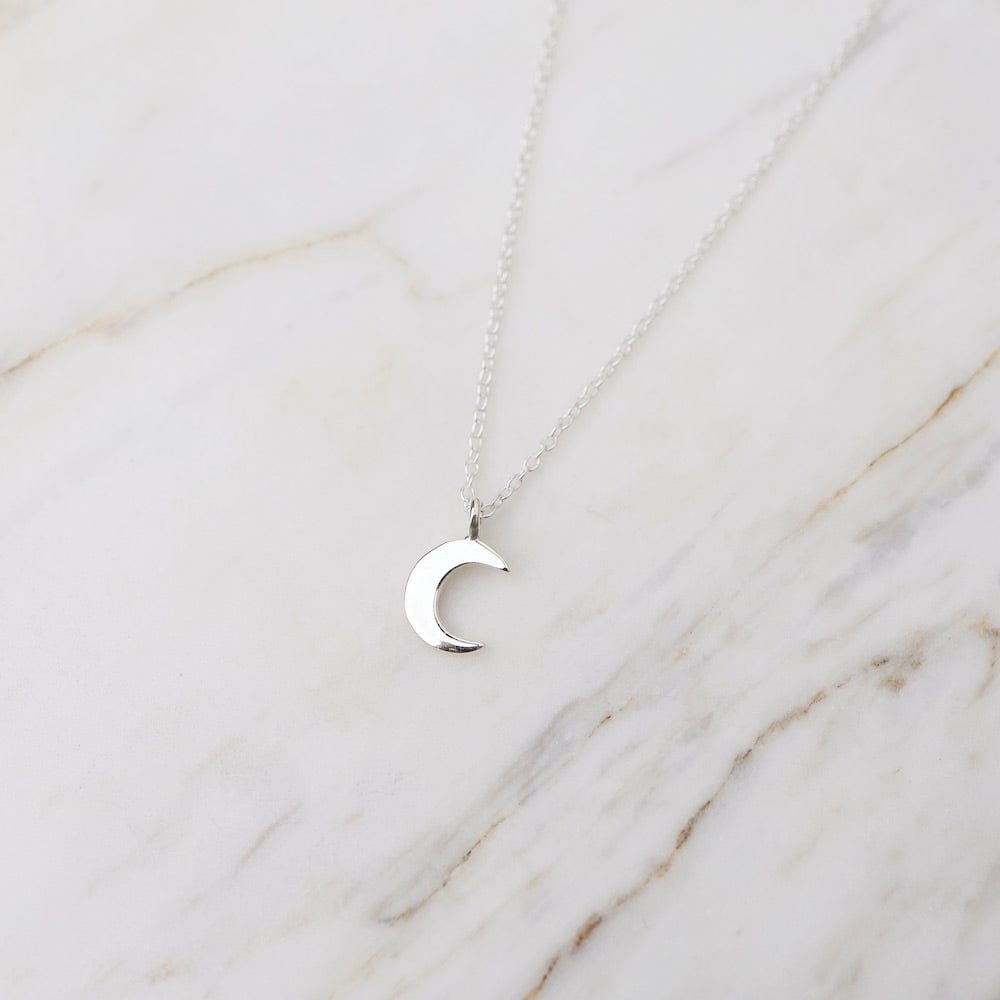 
                  
                    NKL Sterling Silver Moon Necklace
                  
                