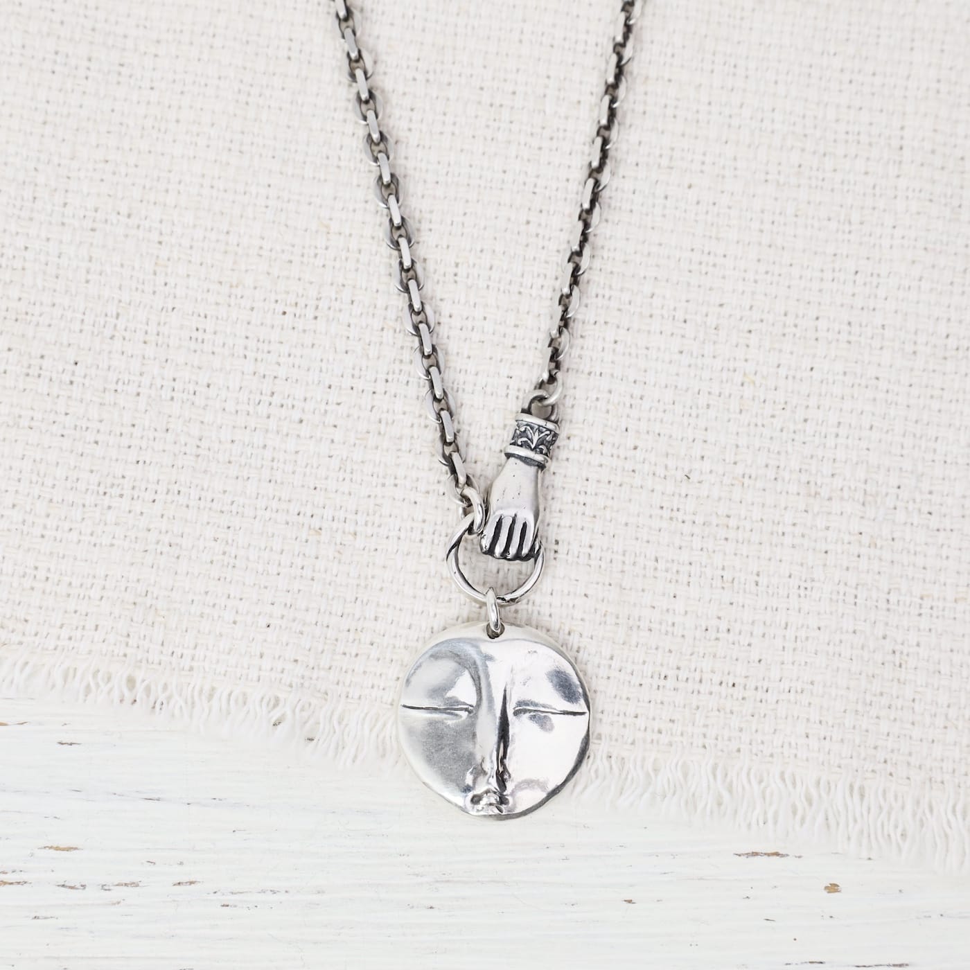 NKL Sterling Silver Never Let Go Zen Moon