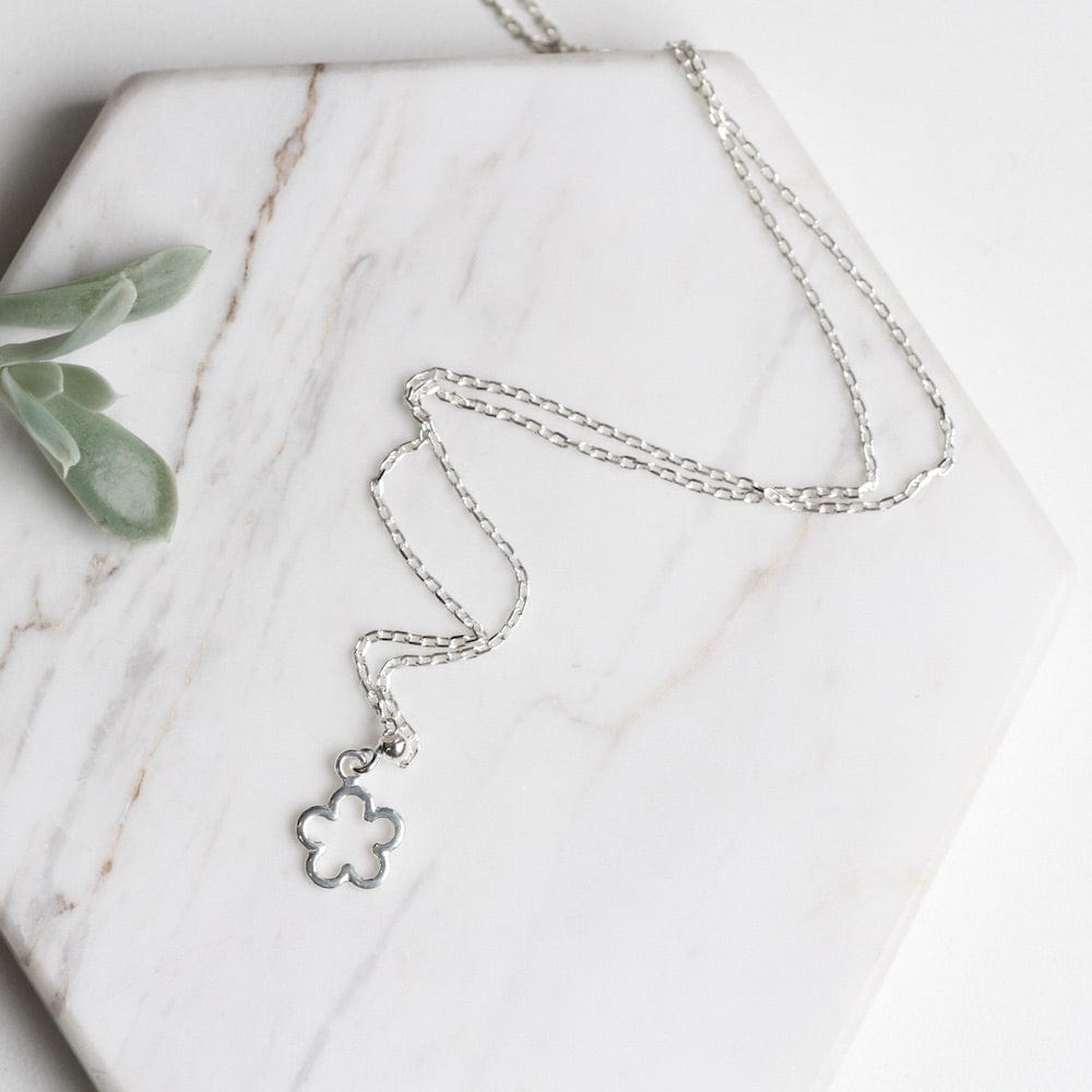 
                  
                    NKL Sterling Silver Posy Necklace
                  
                