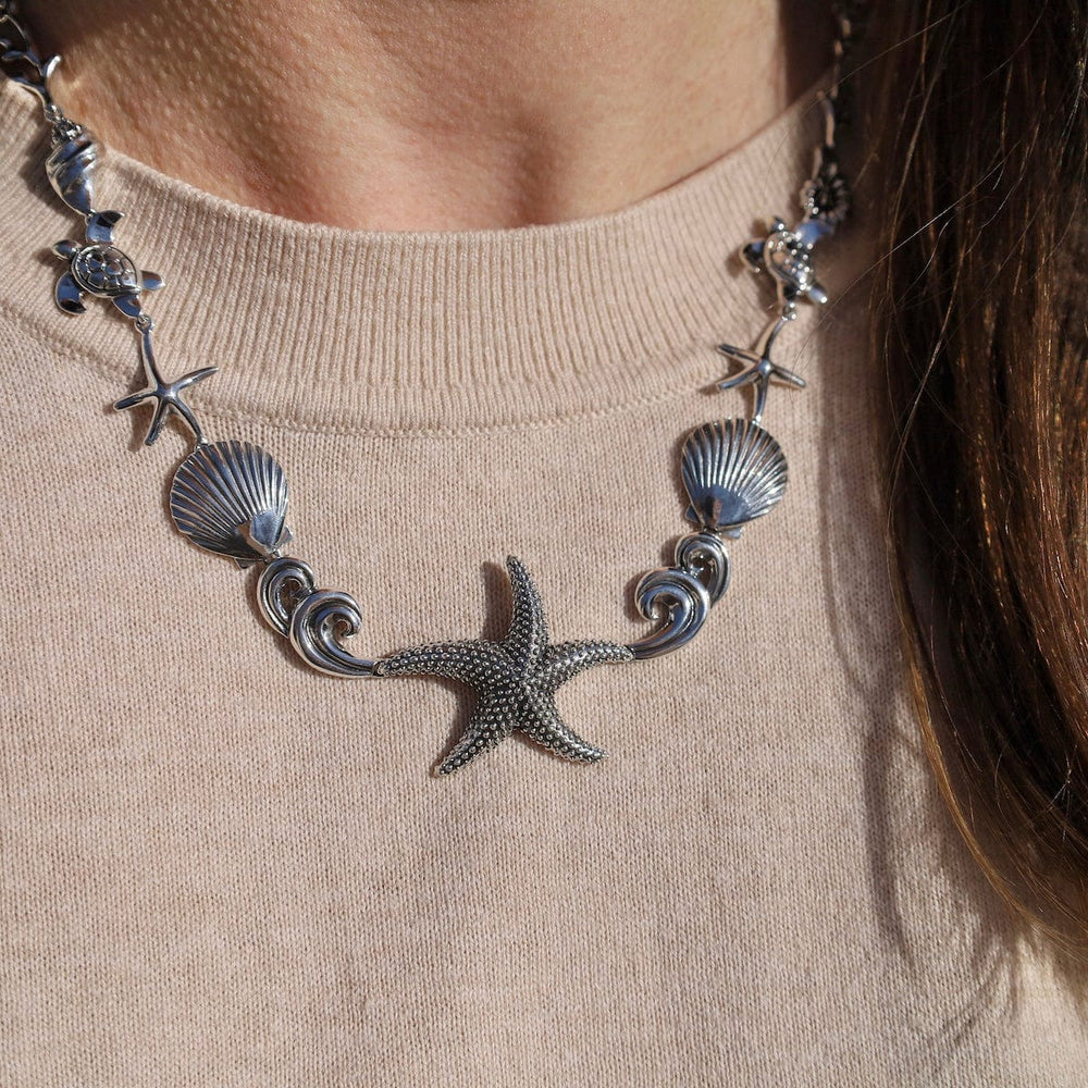 
                  
                    NKL Sterling Silver Sea Critter Necklace
                  
                