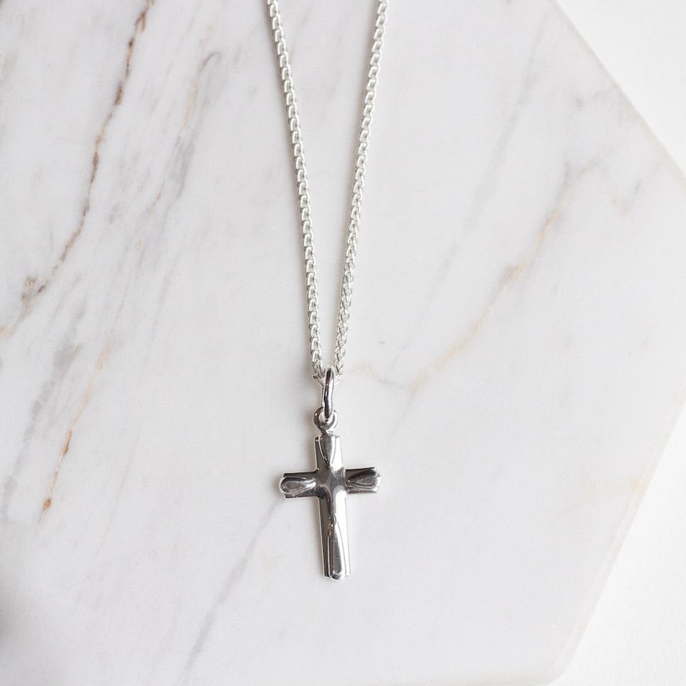 
                      
                        NKL Sterling Silver Small Cross Necklace
                      
                    