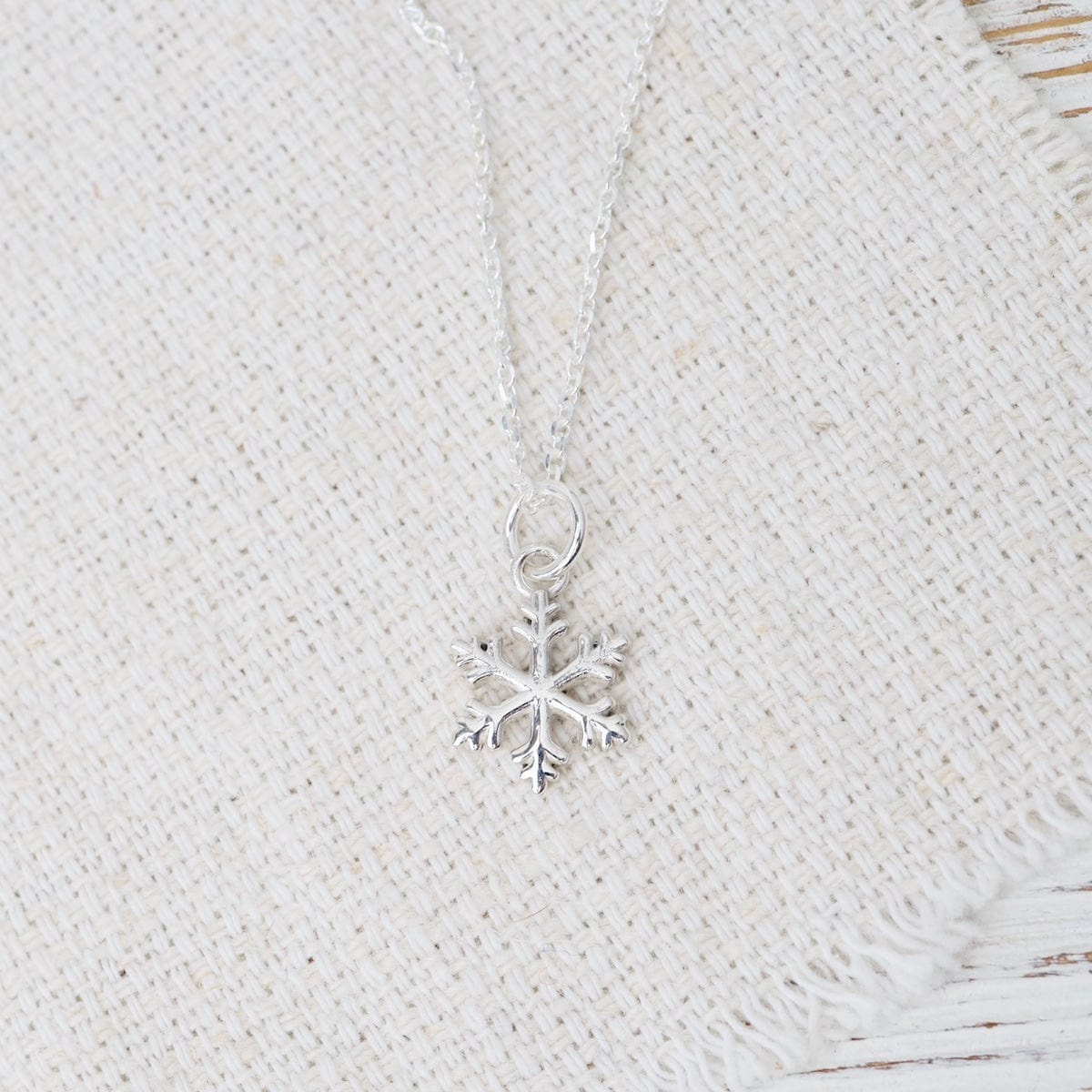 NKL Sterling Silver Snowflake Pendant Necklace