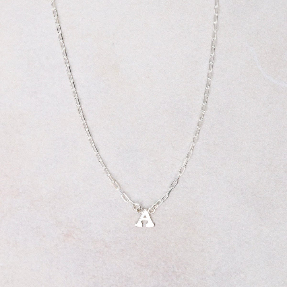 
                      
                        nkl Sterling Silver Station Letter Necklace
                      
                    