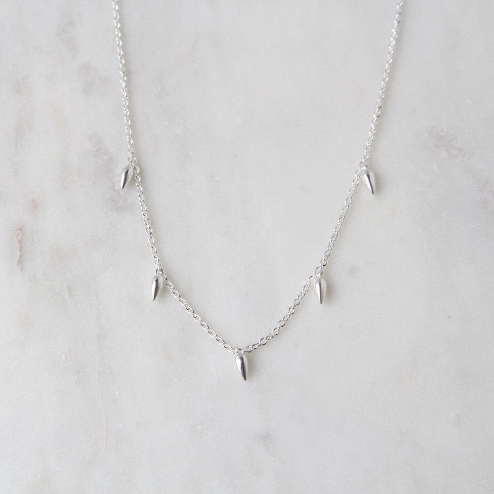 
                  
                    NKL Sterling Silver Tiny Dewdrops Necklace
                  
                