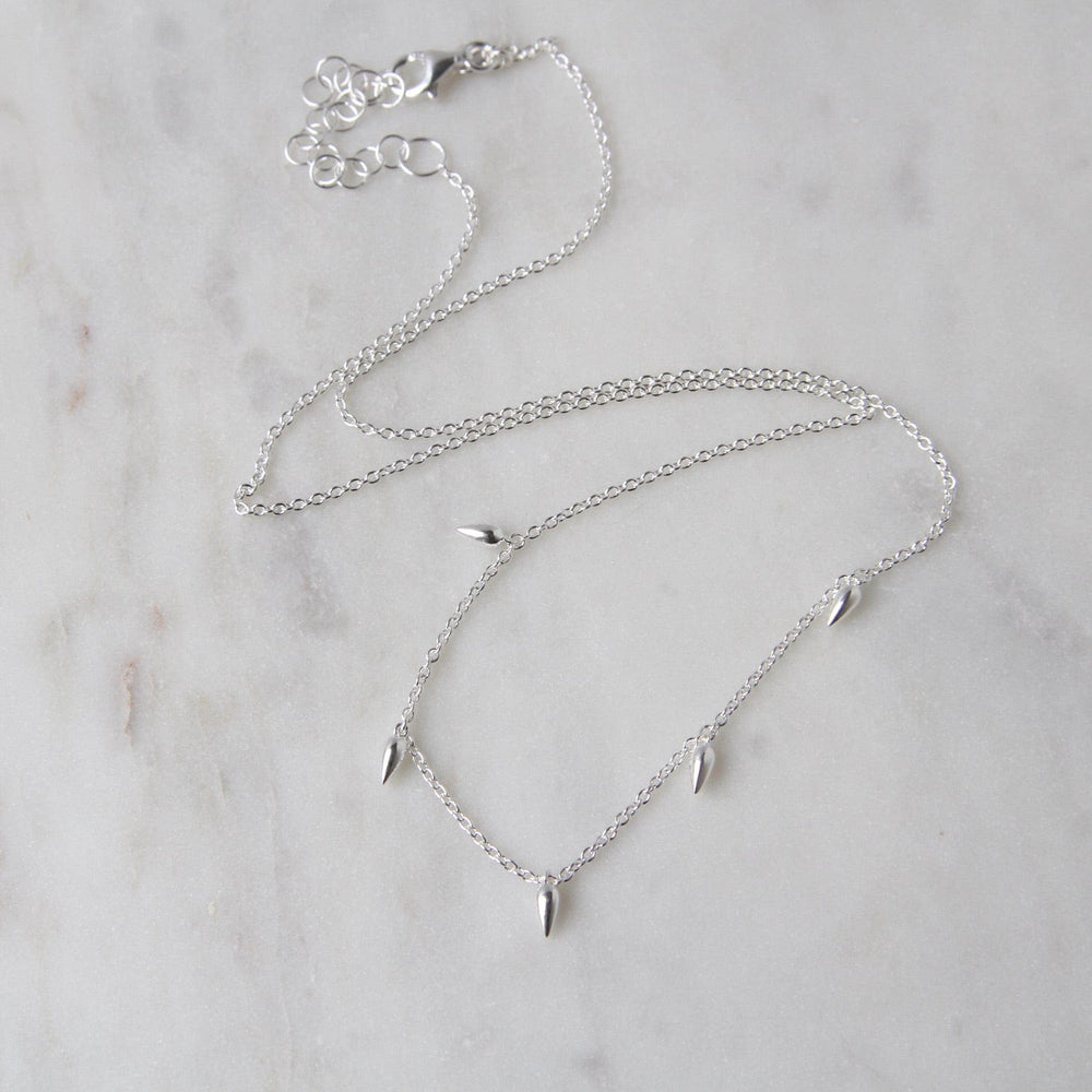 
                  
                    NKL Sterling Silver Tiny Dewdrops Necklace
                  
                