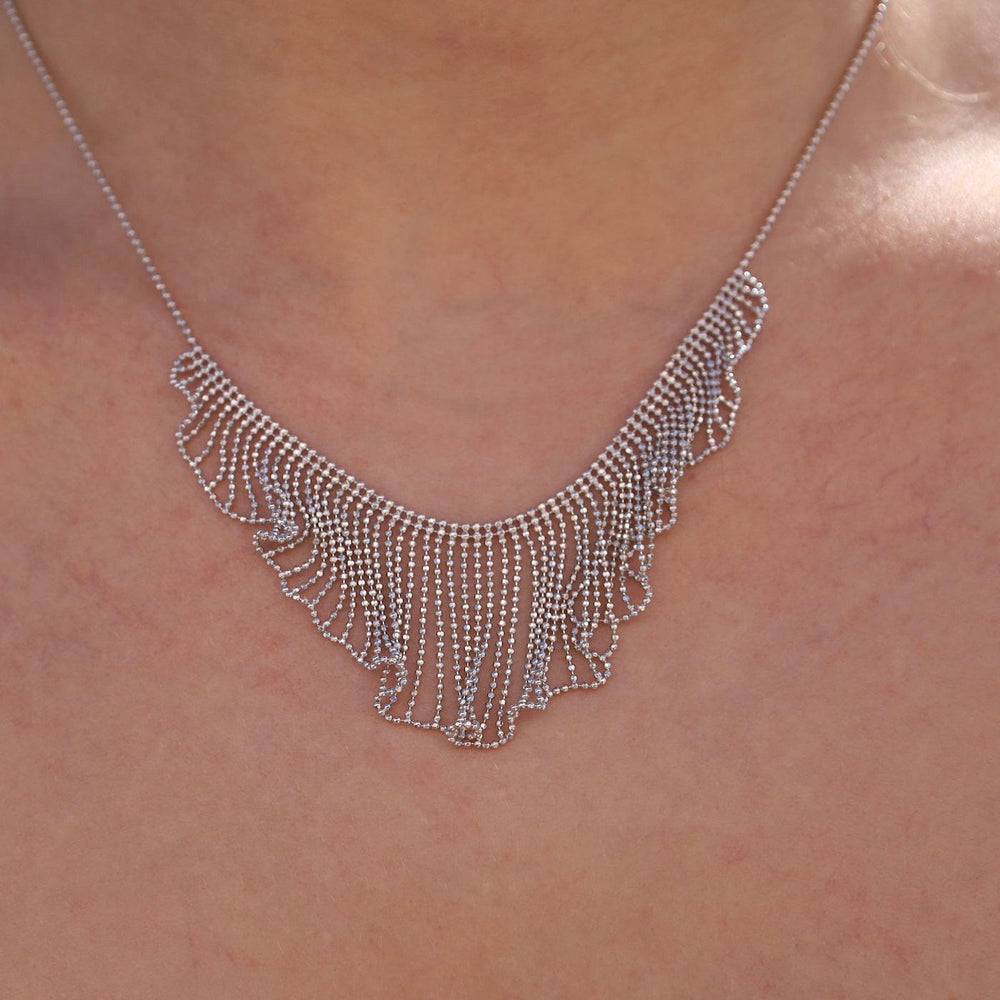 
                  
                    NKL Sterling Simple Waterfall Necklace
                  
                