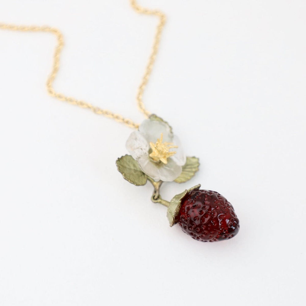 
                      
                        NKL Strawberry Flower Pendant Necklace
                      
                    