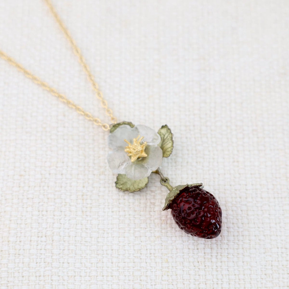 
                      
                        NKL Strawberry Flower Pendant Necklace
                      
                    