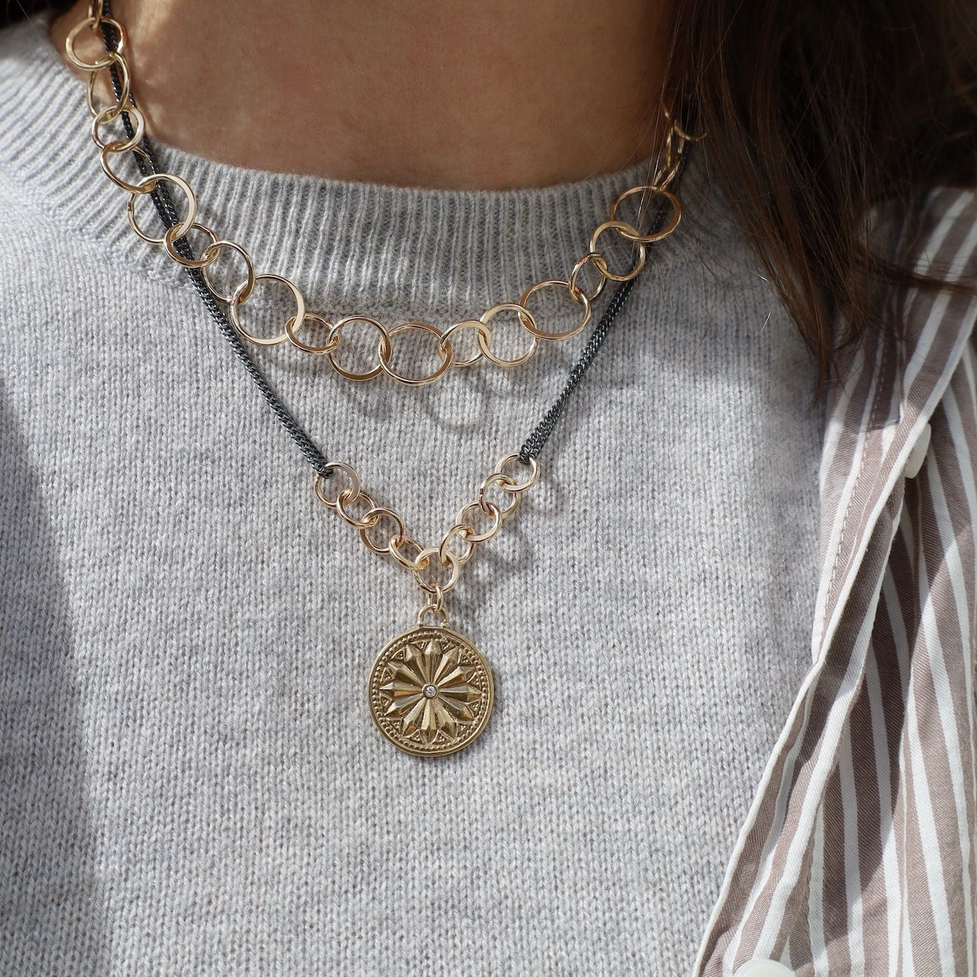 NKL Sun Lotus Eternity Necklace