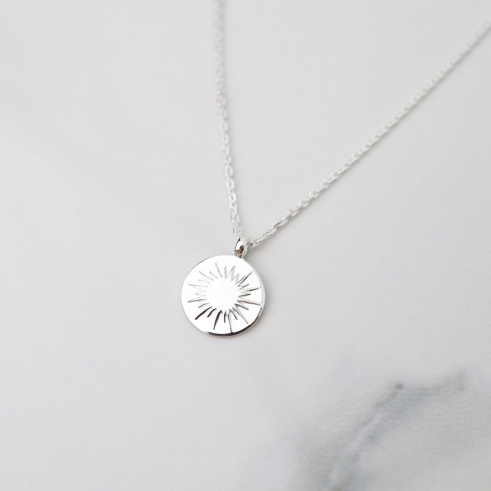 
                      
                        NKL Sunburst Medallion Necklace - Sterling Silver
                      
                    