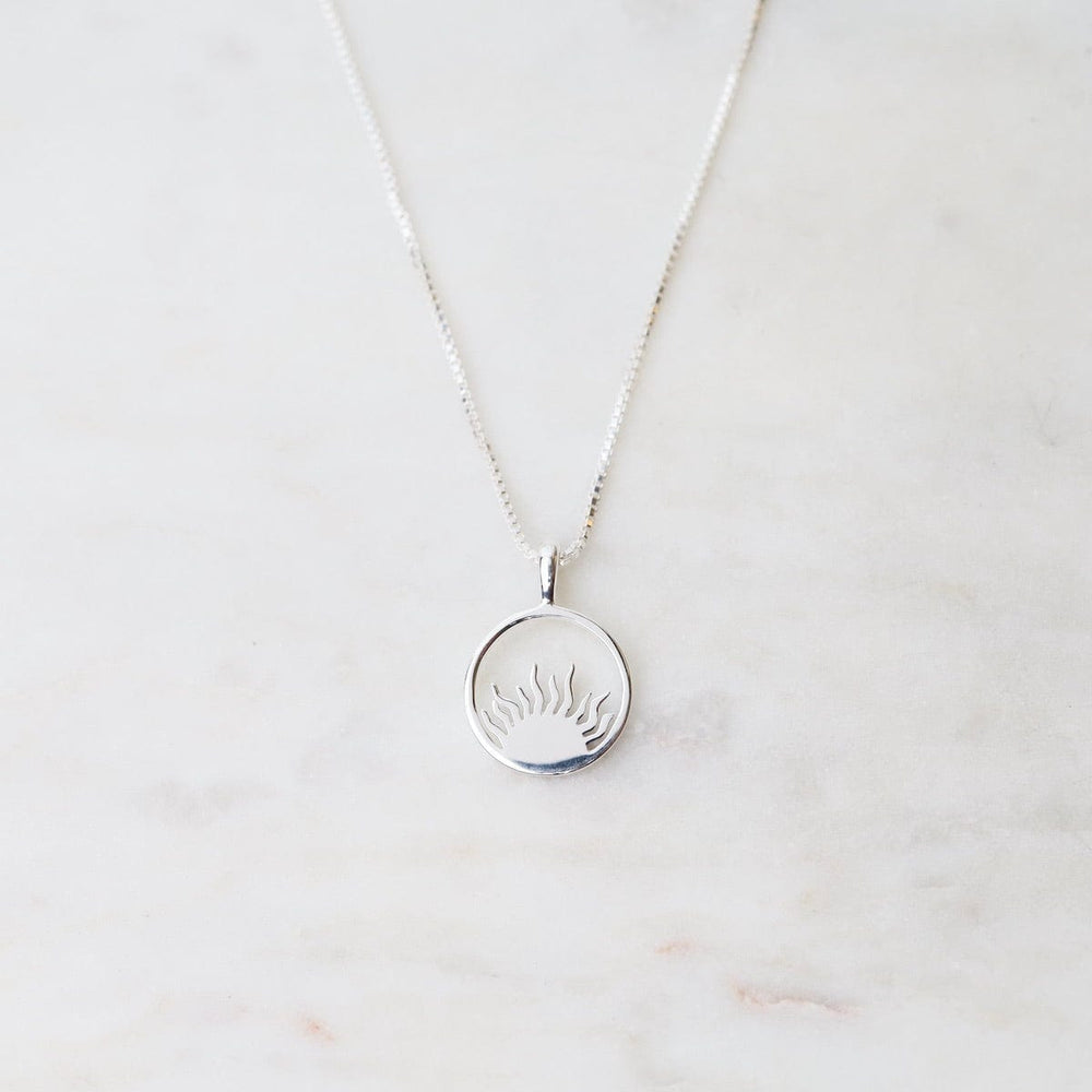 
                  
                    NKL Sunrise Circle Necklace - Sterling Silver
                  
                