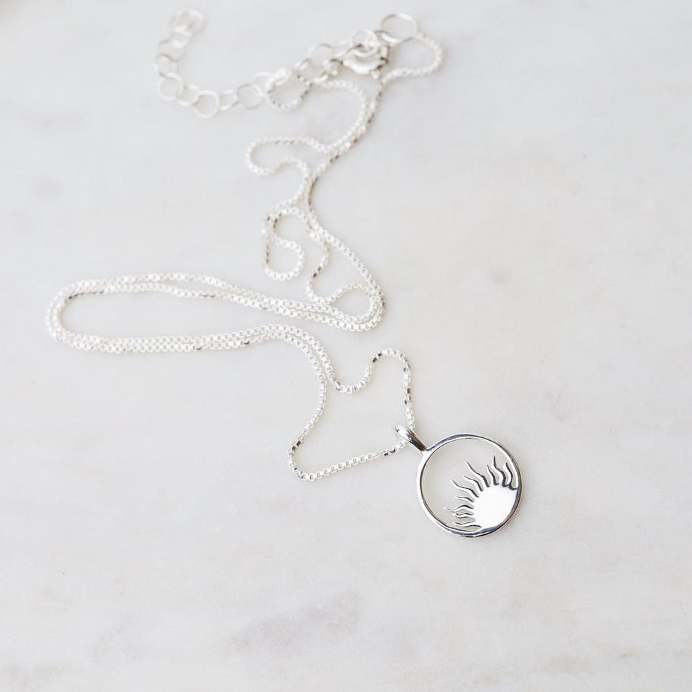 
                  
                    NKL Sunrise Circle Necklace - Sterling Silver
                  
                