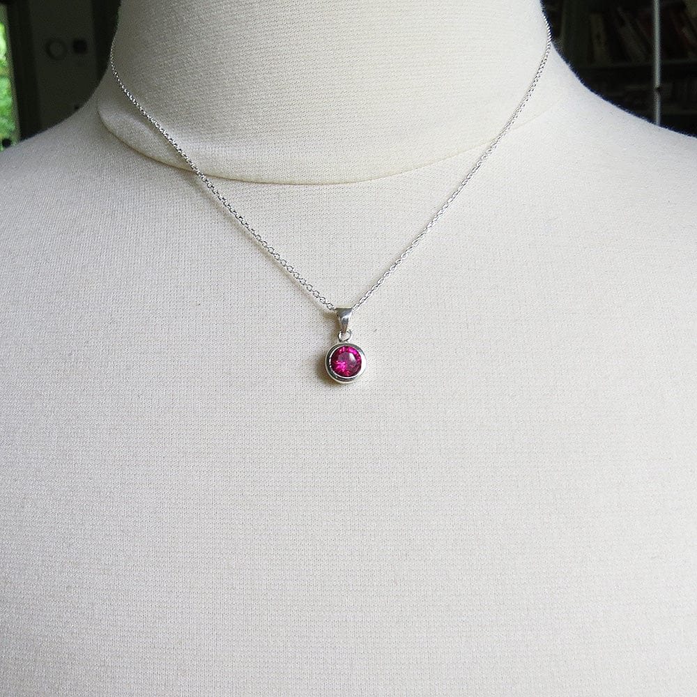 
                      
                        NKL Synthetic Ruby Dot Pendant
                      
                    