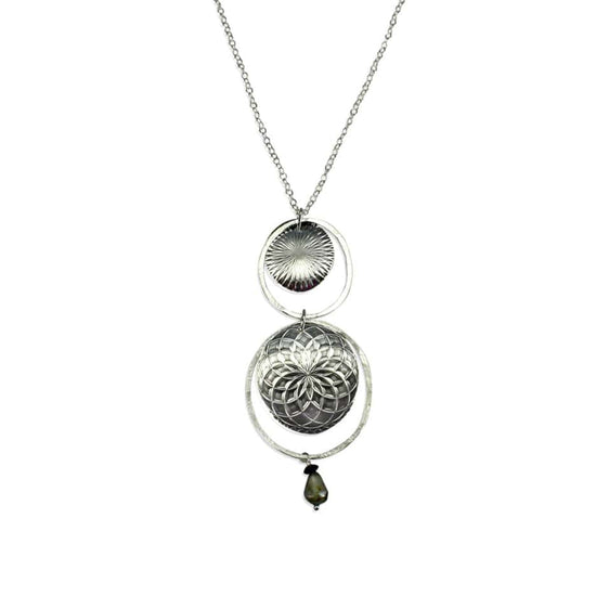 Load image into Gallery viewer, NKL TALISMAN DOUBLE TEXTURE ORBIT PENDANT
