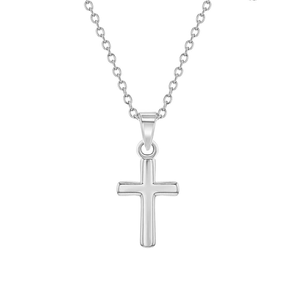 NKL Teenie Tiny Cross Baby Pendant Necklace