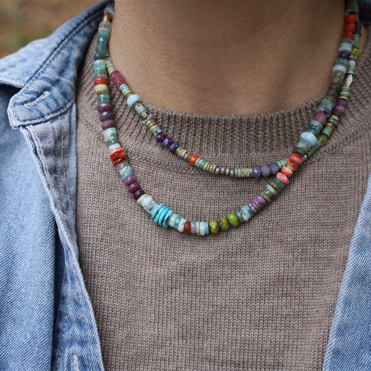 NKL The Amelia Earhart Turquoise in Silver Necklace