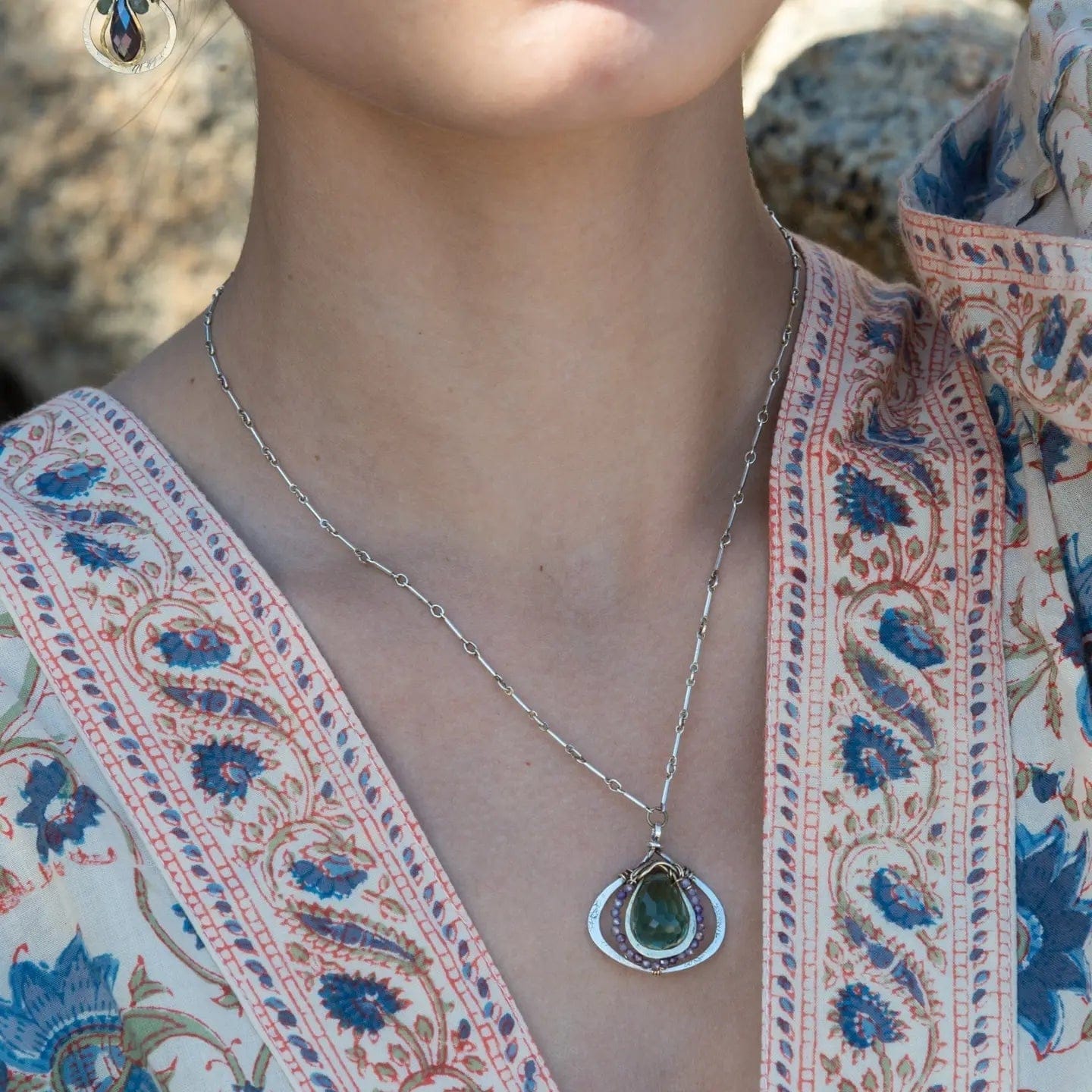 NKL Thistle Flower Necklace