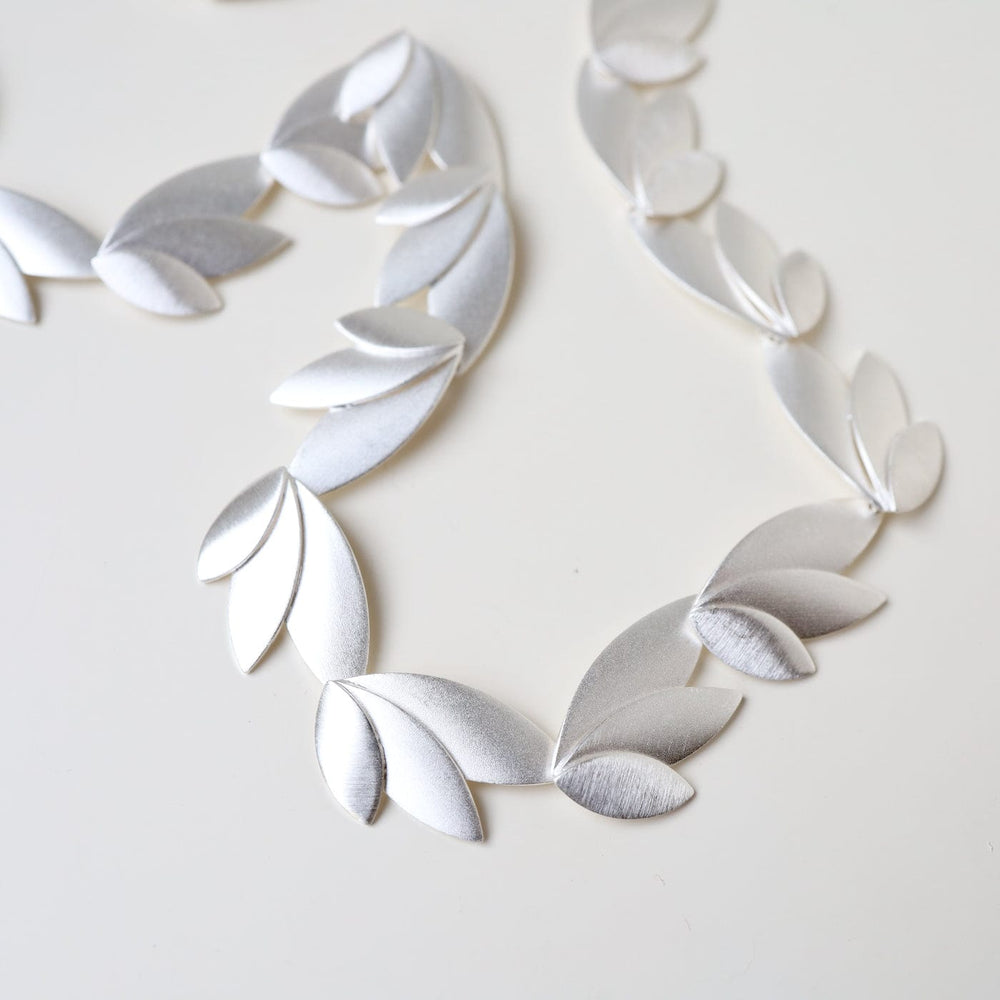 
                      
                        NKL Three Leaves Collar Necklace
                      
                    