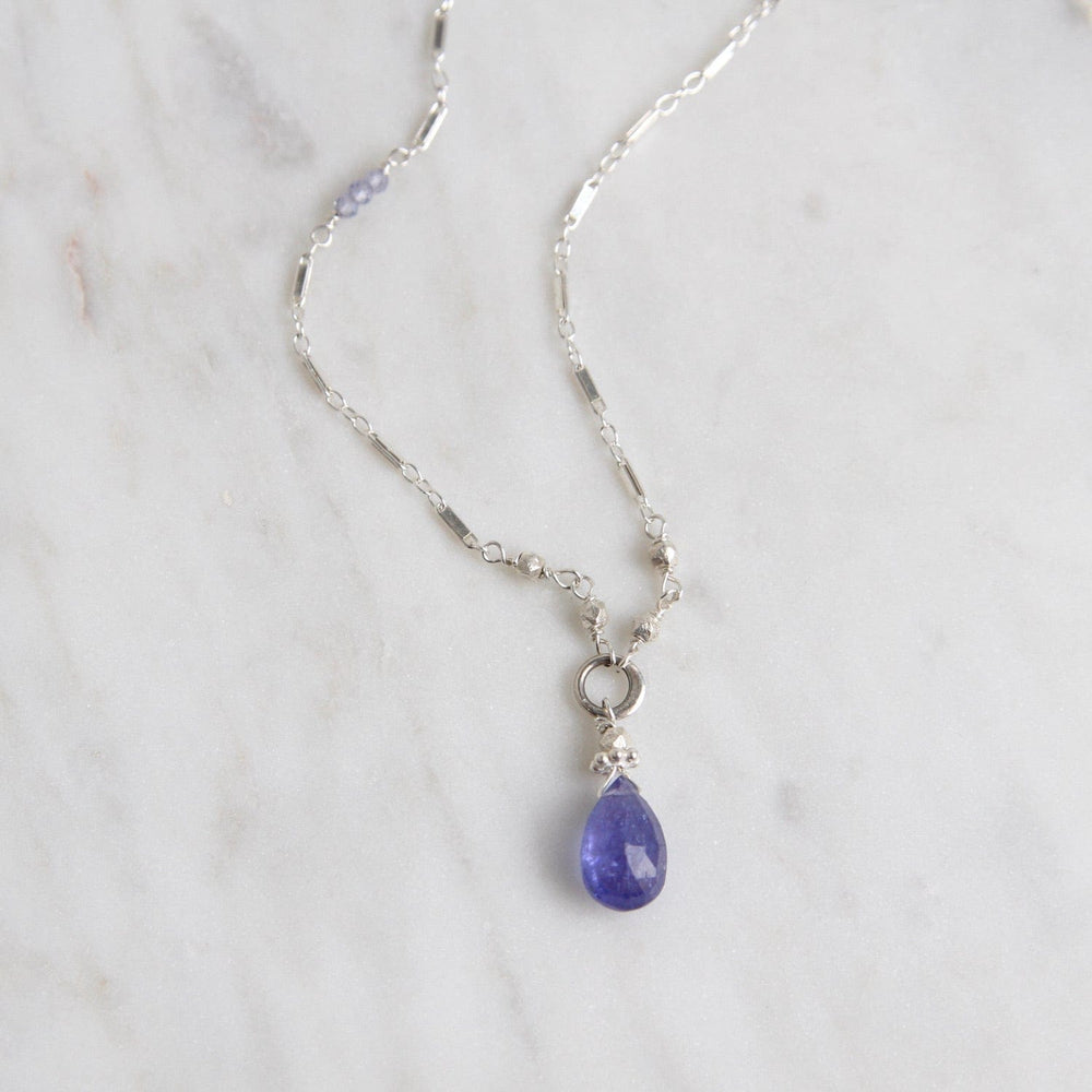 
                      
                        NKL Tiny Tanzanite Drop Necklace
                      
                    