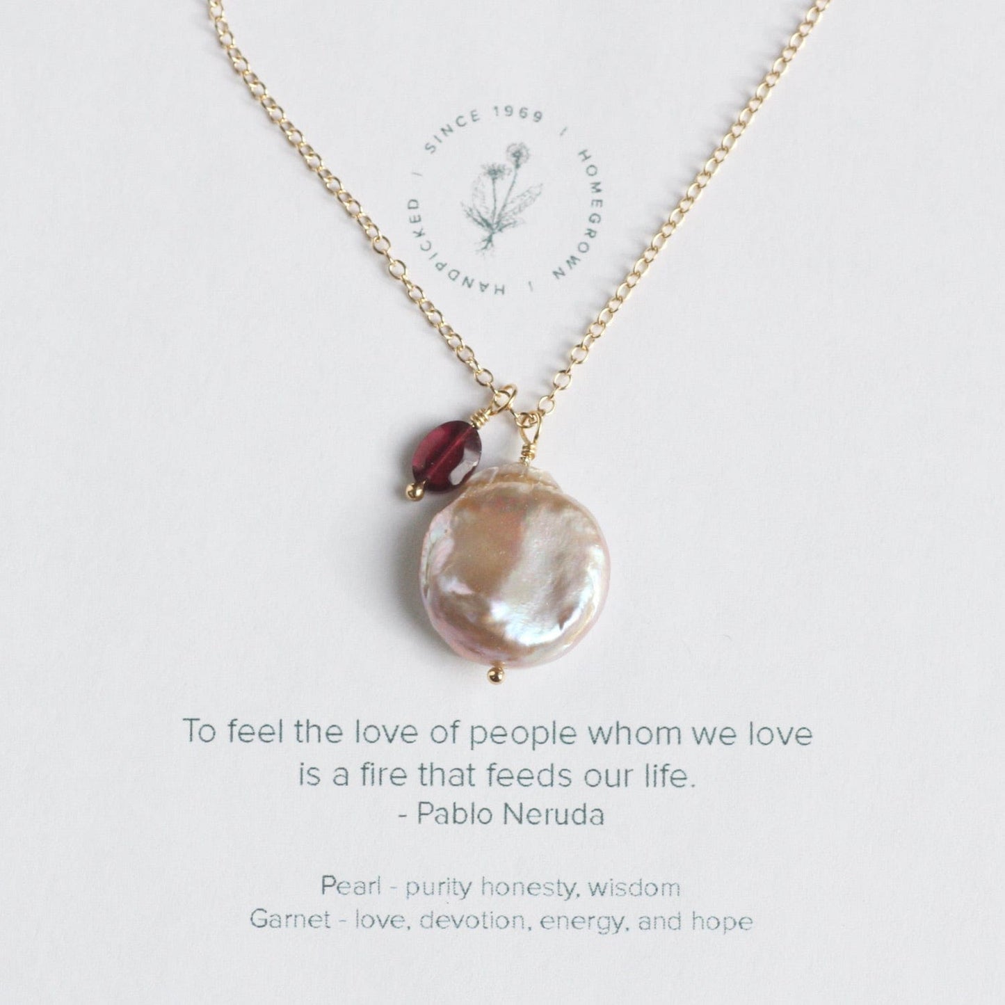Load image into Gallery viewer, NKL To Feel the Love Necklace - Pablo Neruda
