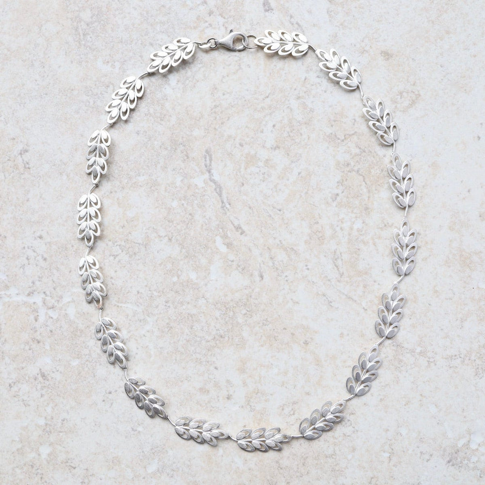 
                      
                        NKL Trellis Leaves Collar Necklace
                      
                    