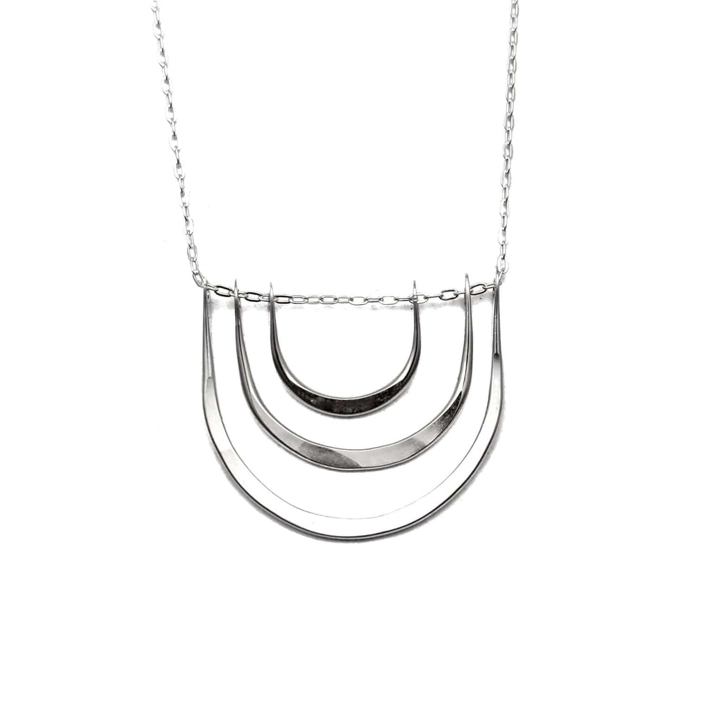 
                      
                        NKL Triple Arc Necklace Silver
                      
                    