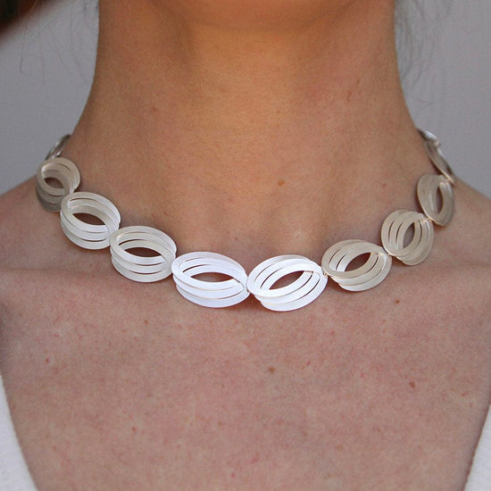 Load image into Gallery viewer, NKL Triple Oval Necklace
