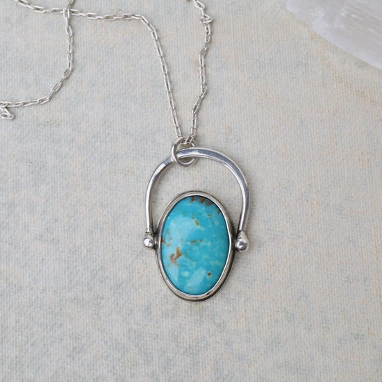 NKL Turquoise Mountain Pendant Necklace