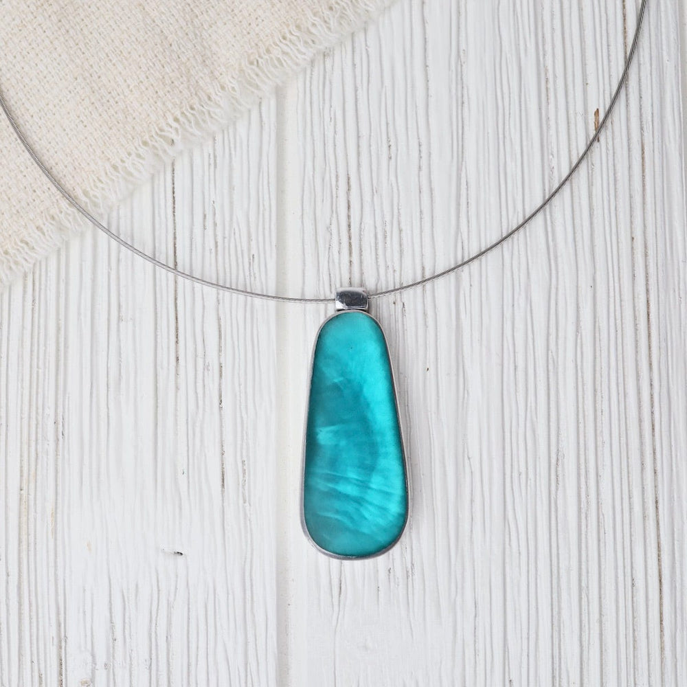 
                  
                    NKL Turquoise Oval Pendant Necklace
                  
                