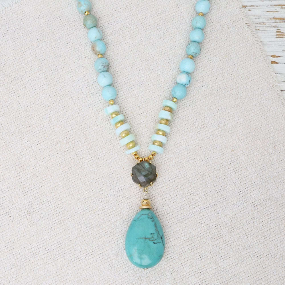 NKL Turquoise Pendant Necklace