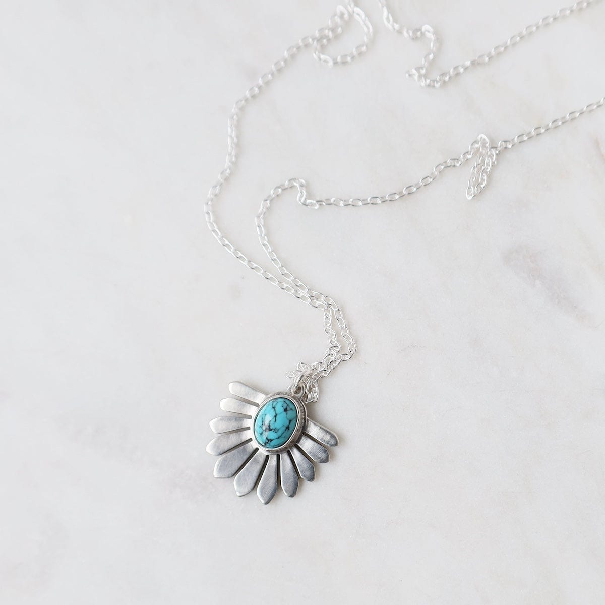 NKL Turquoise Sofi Necklace Silver