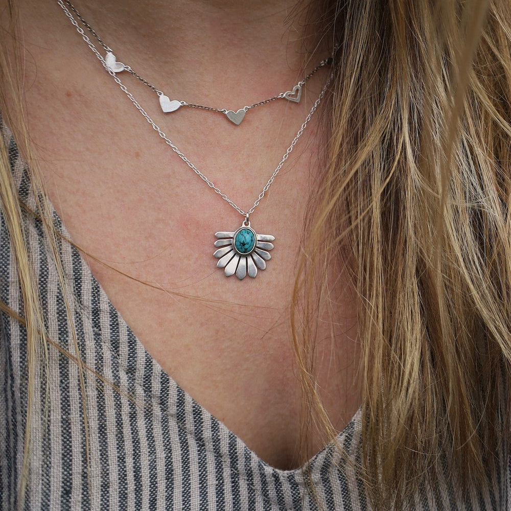 
                      
                        NKL Turquoise Sofi Necklace Silver
                      
                    