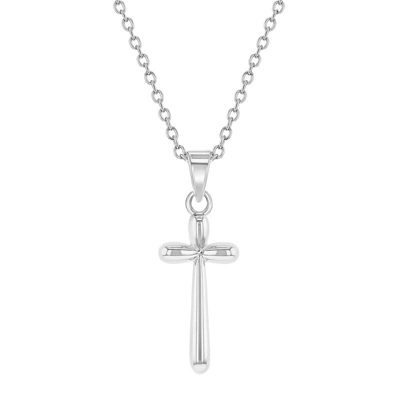 Girls cross clearance necklace