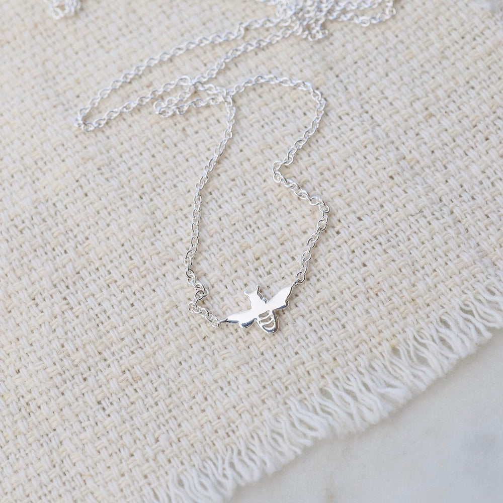 
                      
                        NKL Very Tiny Bee Necklace - Sterling Silver
                      
                    