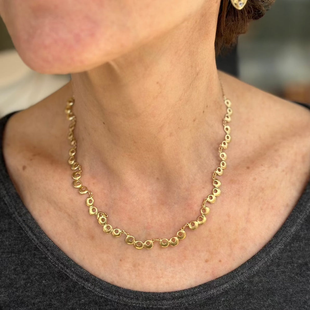 
                  
                    NKL-VRM 18k Vermeil Scalloped Bubbles Necklace
                  
                