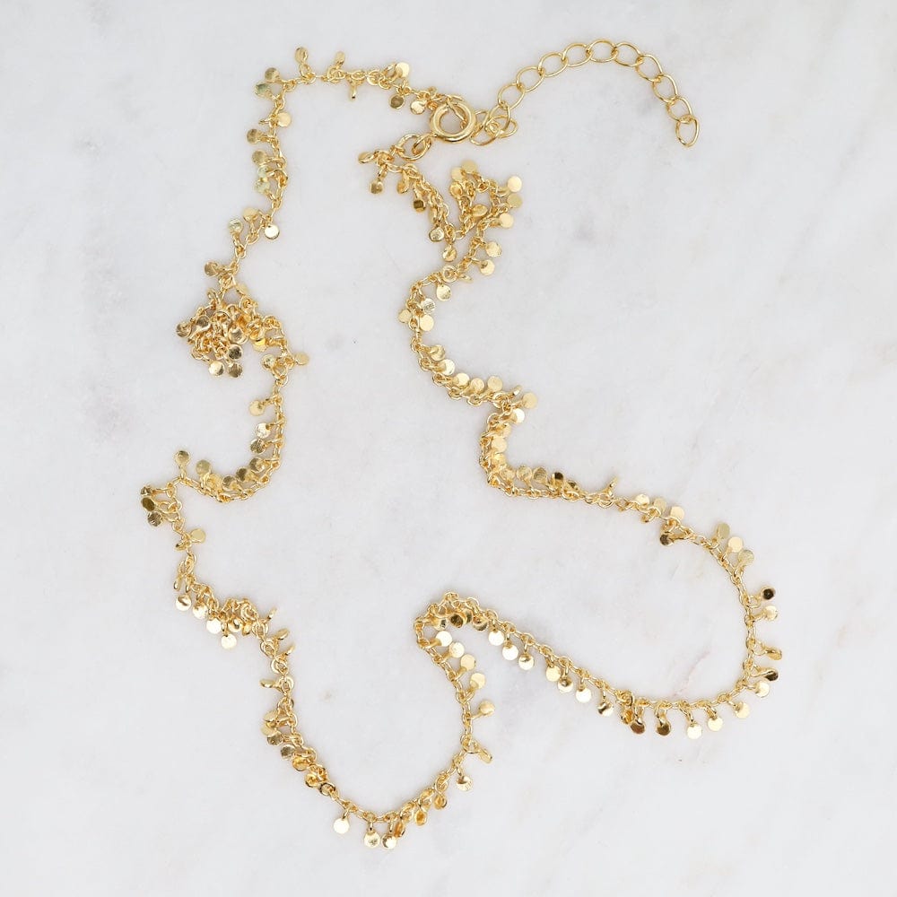 
                      
                        NKL-VRM 24k Gold Vermeil Mini Disk Necklace
                      
                    