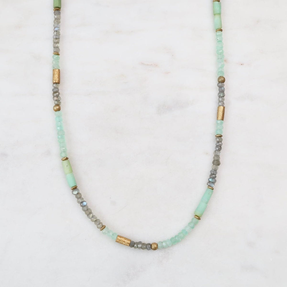 
                  
                    NKL-VRM Chrysophase Labradorite Necklace
                  
                