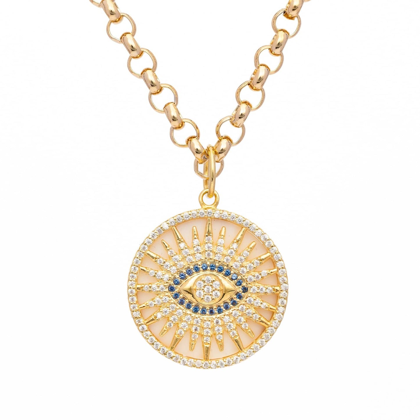 NKL-VRM Evil Eye Pendant Necklace