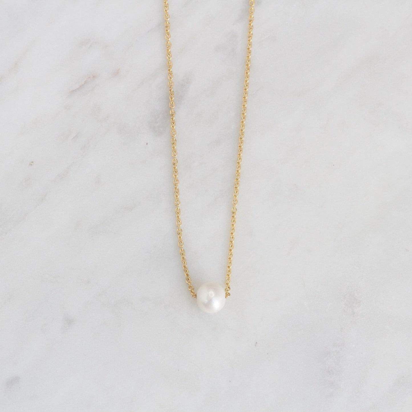 NKL-VRM Freshwater Pearl Choker ~ Gold Vermeil