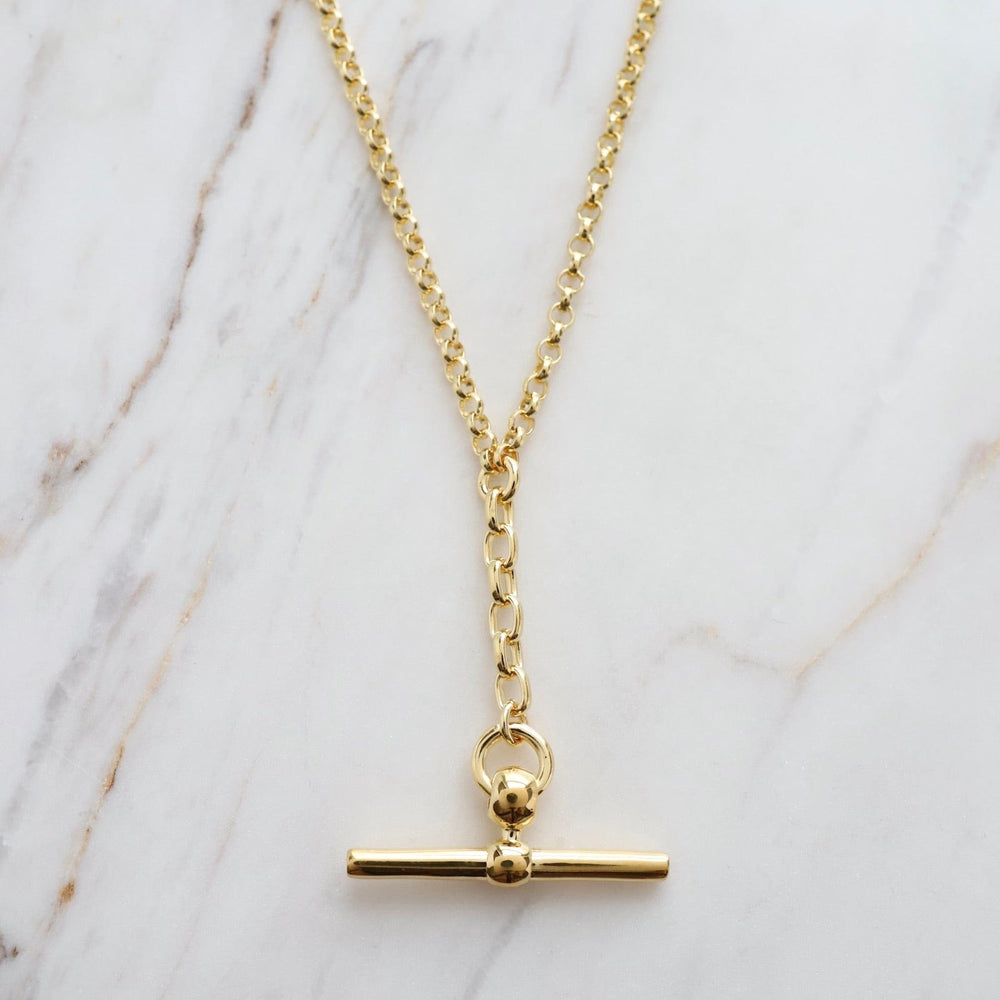 
                  
                    NKL-VRM Front Fob Necklace in Gold Vermeil
                  
                