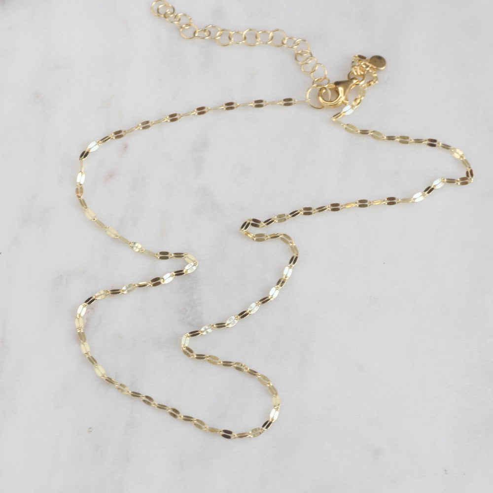 
                      
                        NKL-VRM Gold Vermeil Tiny Link Necklace
                      
                    